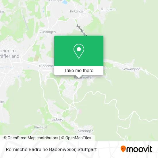 Römische Badruine Badenweiler map