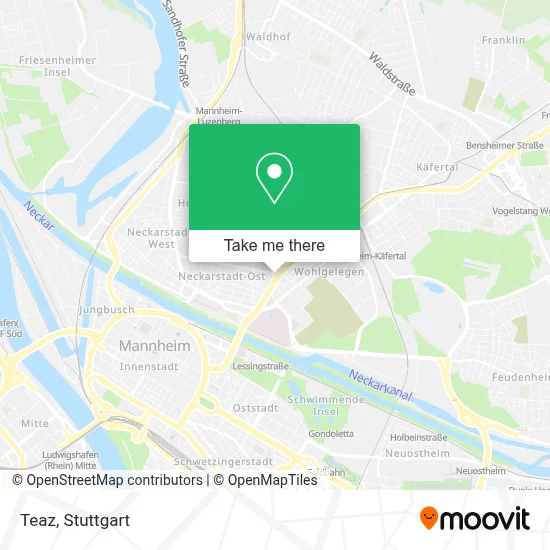Teaz map