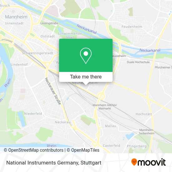 National Instruments Germany map