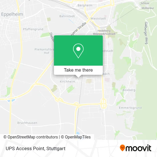 Ups Access Point map