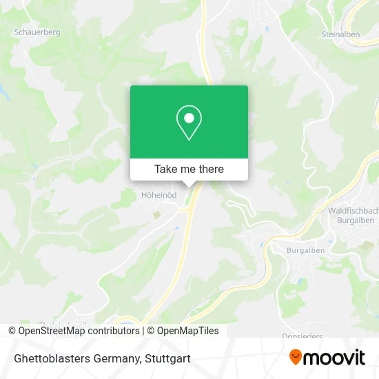 Ghettoblasters Germany map