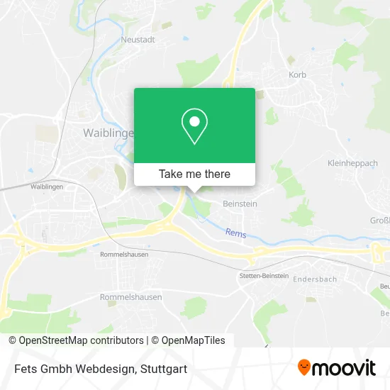 Fets Gmbh Webdesign map