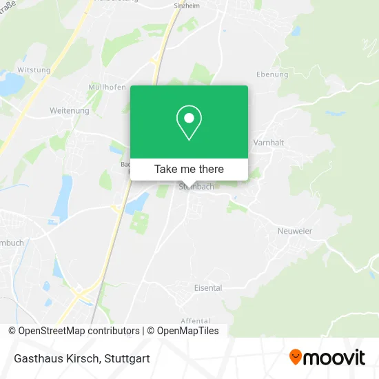 Gasthaus Kirsch map