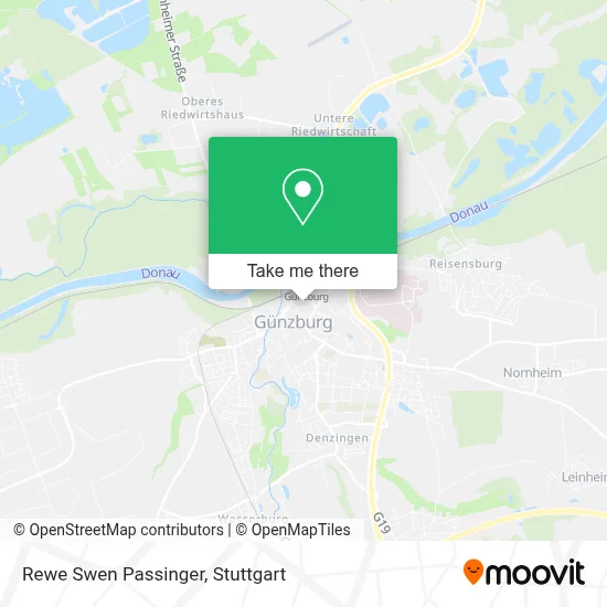 Rewe Swen Passinger map