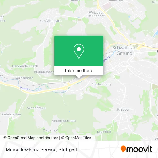 Mercedes-Benz Service map