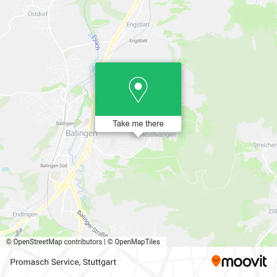 Promasch Service map