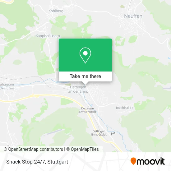 Snack Stop 24/7 map
