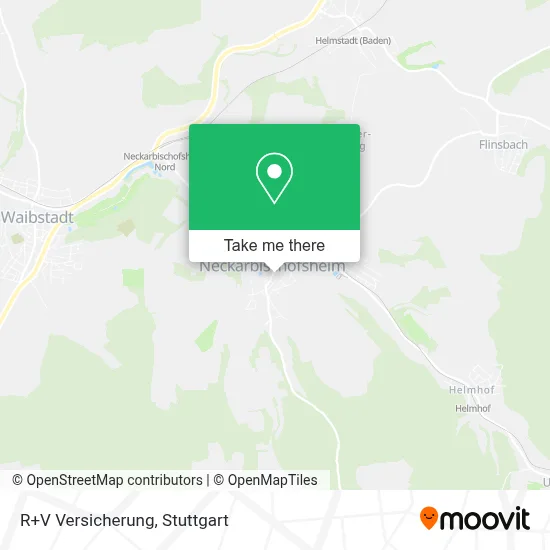 R+V Versicherung map