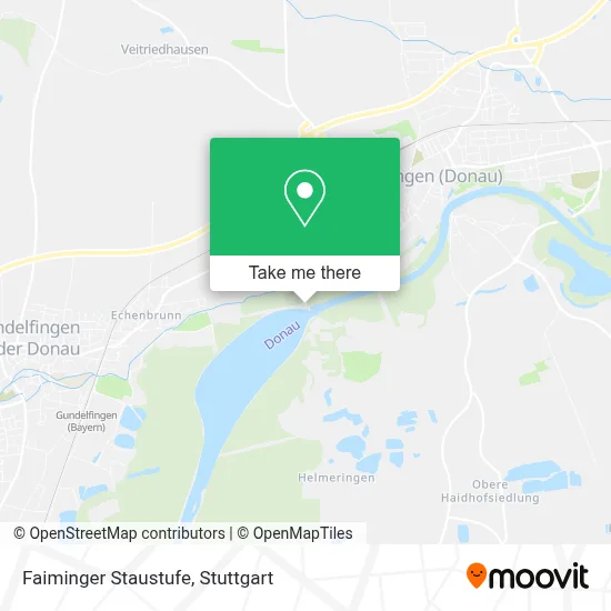 Faiminger Staustufe map
