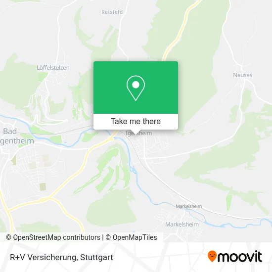 R+V Versicherung map