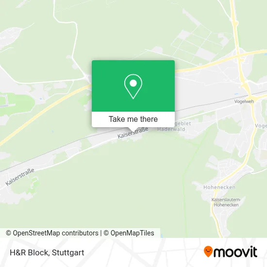 H&R Block map