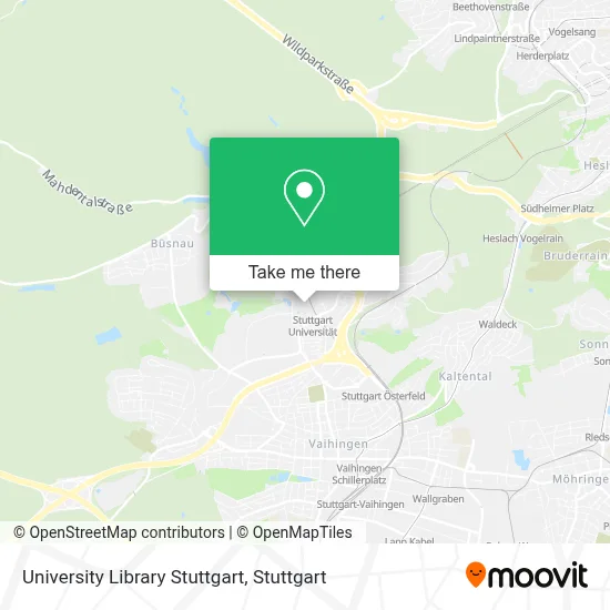 University Library Stuttgart map