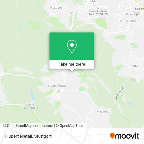 Hubert Metall map