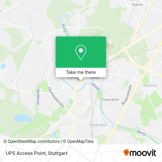 Ups Access Point map