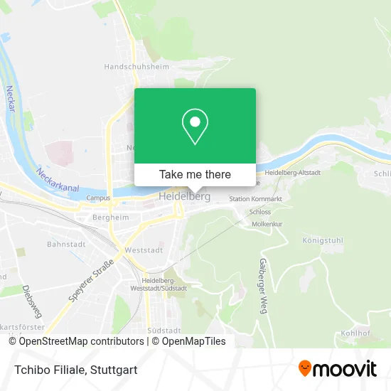 Tchibo Filiale map