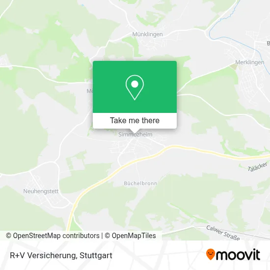 R+V Versicherung map