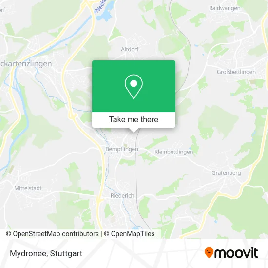 Mydronee map