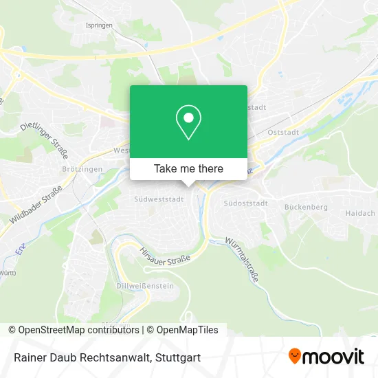 Rainer Daub Rechtsanwalt map