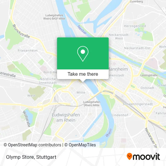 Olymp Store map