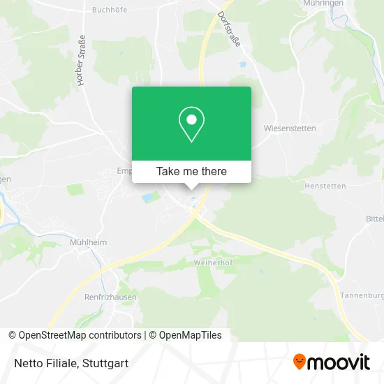 Netto Filiale map