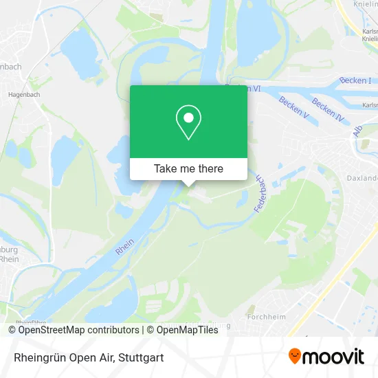 Rheingrün Open Air map