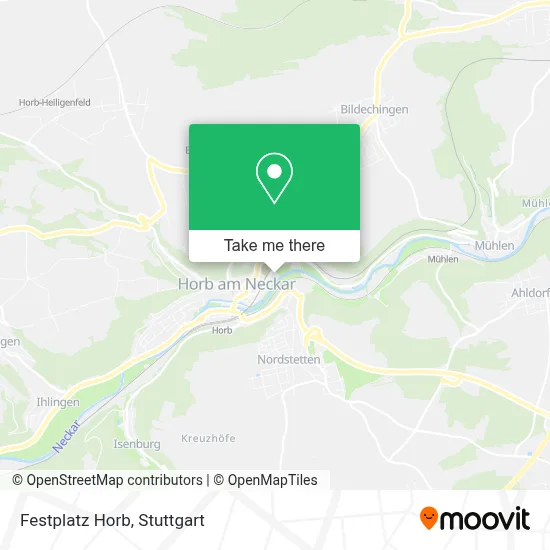 Festplatz Horb map