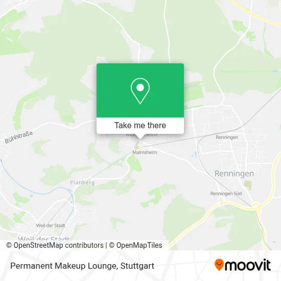 Permanent Makeup Lounge map