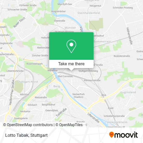 Lotto Tabak map