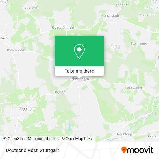 Deutsche Post map