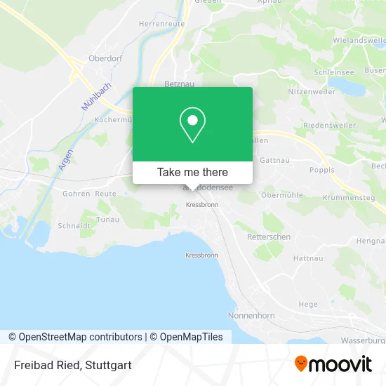 Freibad Ried map