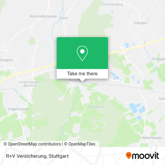 R+V Versicherung map
