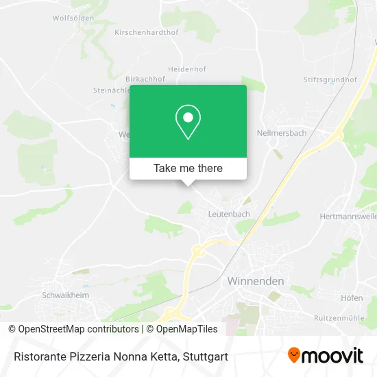 Ristorante Pizzeria Nonna Ketta map