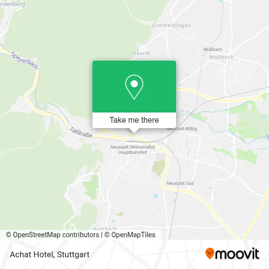 Achat Hotel map