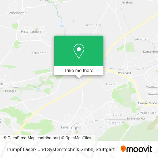 Trumpf Laser- Und Systemtechnik Gmbh map
