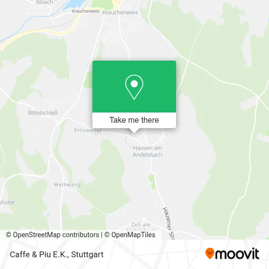 Caffe & Piu E.K. map