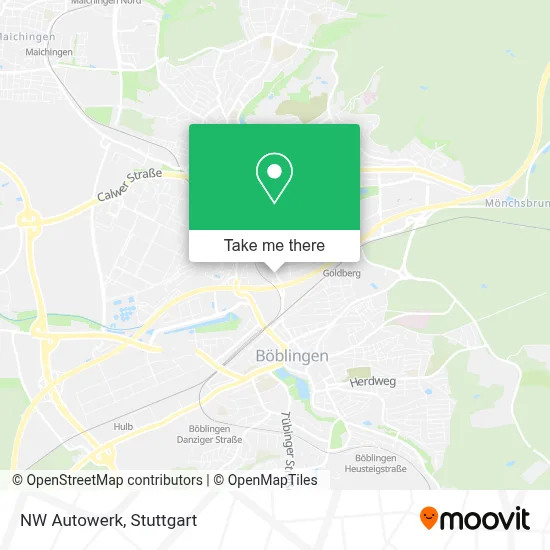 NW Autowerk map