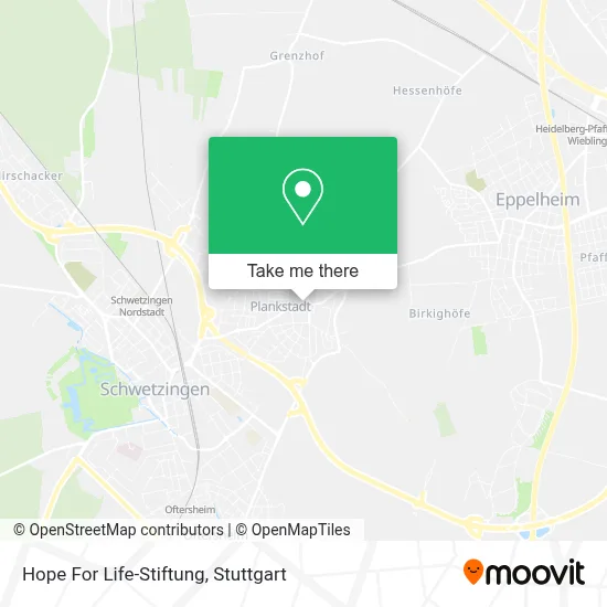 Hope For Life-Stiftung map