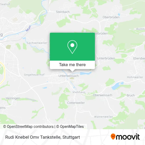 Rudi Knebel Omv Tankstelle map