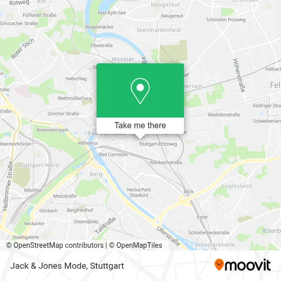 Jack & Jones Mode map