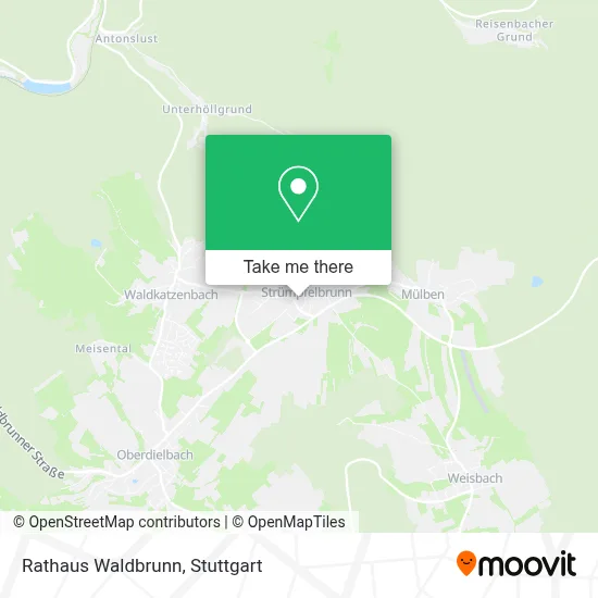 Rathaus Waldbrunn map