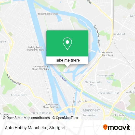 Auto Hobby Mannheim map