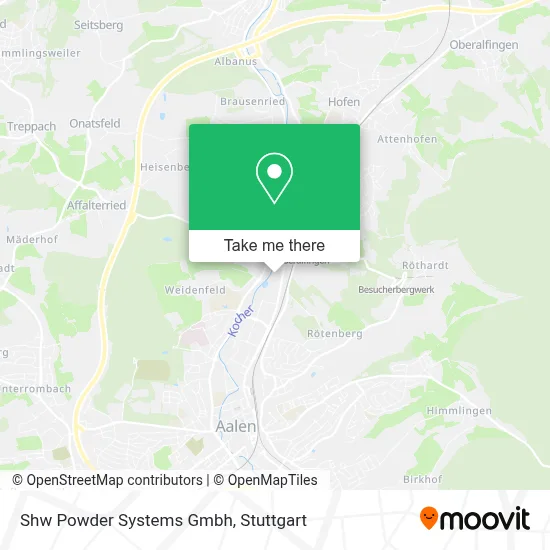 Shw Powder Systems Gmbh map