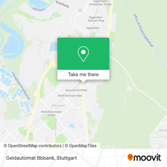 Geldautomat Bbbank map