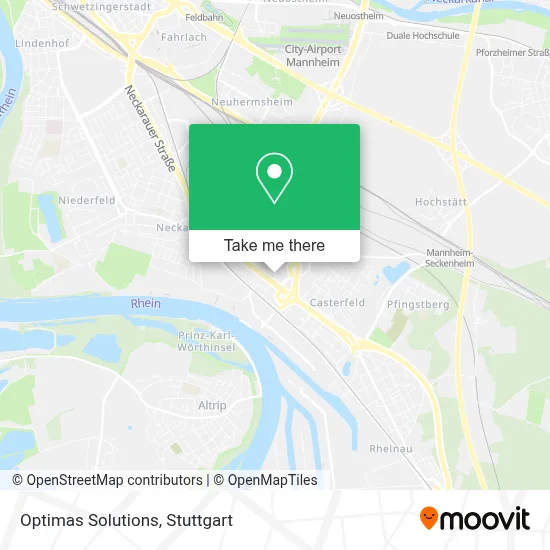 Optimas Solutions map