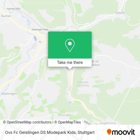 Ovs Fc Geislingen DS Modepark Kids map