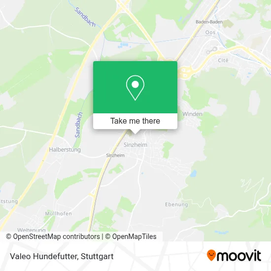 Valeo Hundefutter map