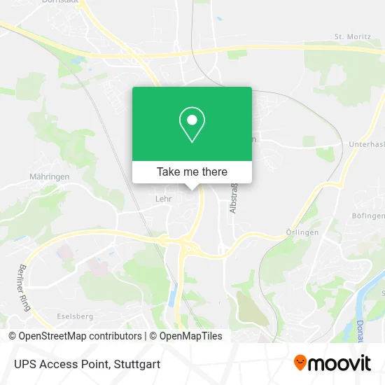 Ups Access Point map