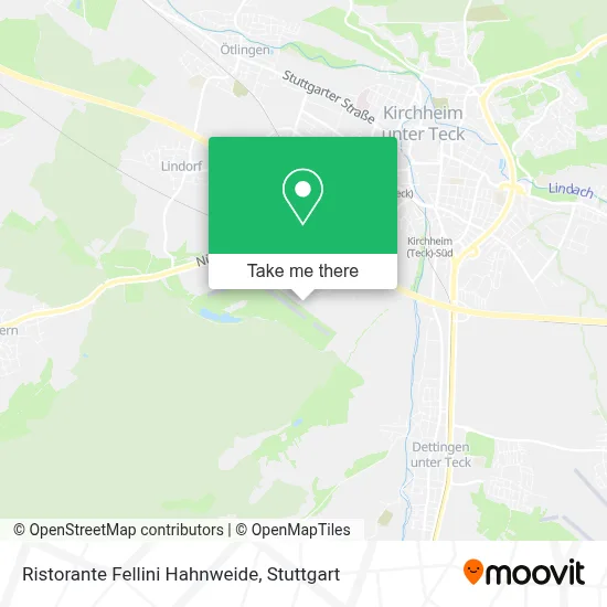 Ristorante Fellini Hahnweide map