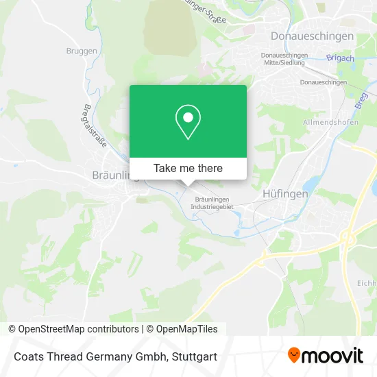 Coats Thread Germany Gmbh map