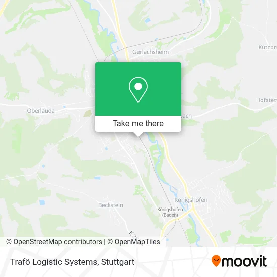 Trafö Logistic Systems map